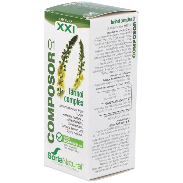 Soria Natural Composor Farinol Complex Xxi 30Ml
