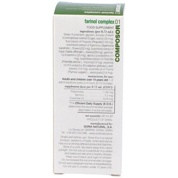 Soria Natural Composor Farinol Complex Xxi 30Ml