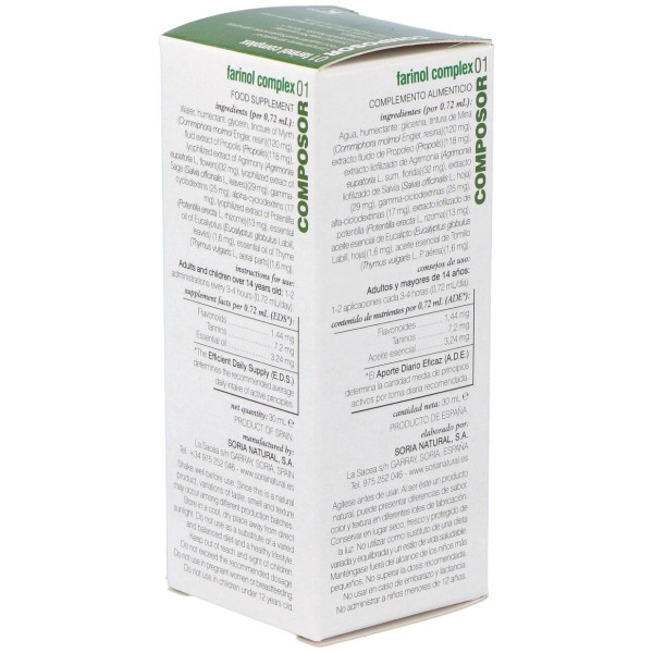 Soria Natural Composor Farinol Complex Xxi 30Ml