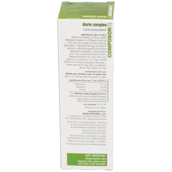 Soria Natural Composor 07 - Diurin Complex 50 Ml