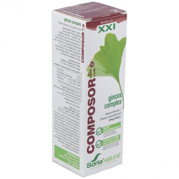 Soria Natural Composor 41 - Gincox Complex 50Ml