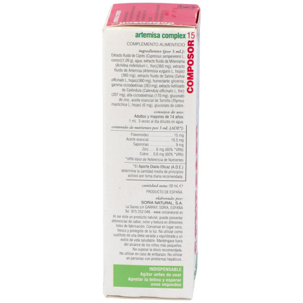 Composor 15 Artemisa Complex Xxi 50Ml.