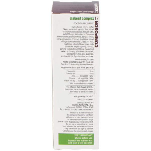 Soria Complemento Composor 17 Xxi Diabesil Complex