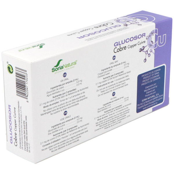 Glucosor Cobre 28Amp.
