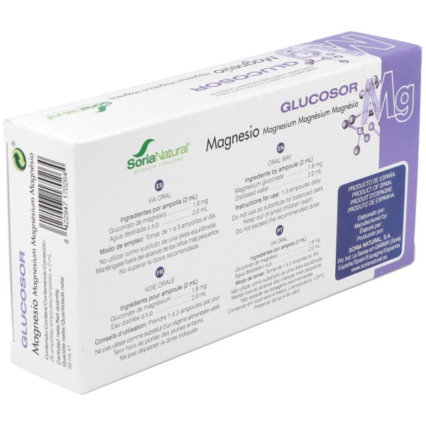 Glucosor Magnesio 28 Ampo Soria Natural