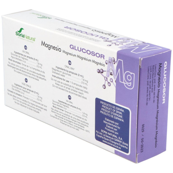 Glucosor Magnesio 28 Ampo Soria Natural