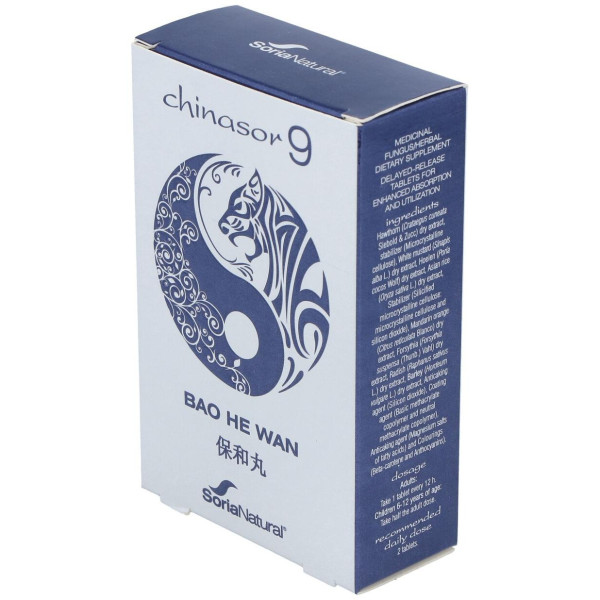 Soria Natural Chinasor 9 Bao He Wan 30Comp