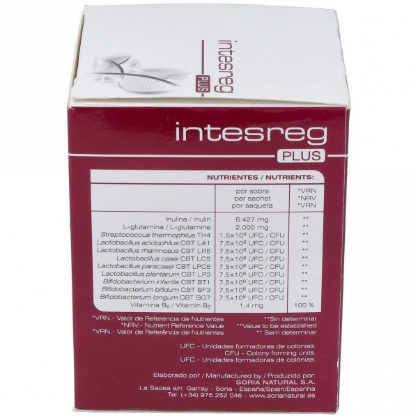 Soria Natural Intesreg Plus 14 Sobres X 10G