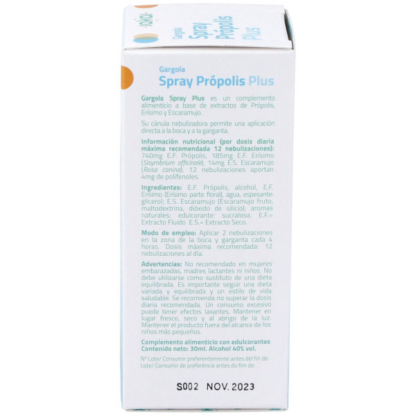 Gargola Spray Plus Propolis 30Ml.