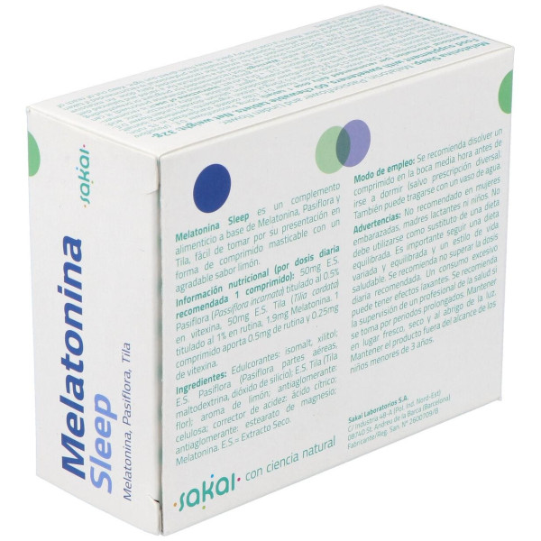 Melatonina Sleep 60Comp.Mast.