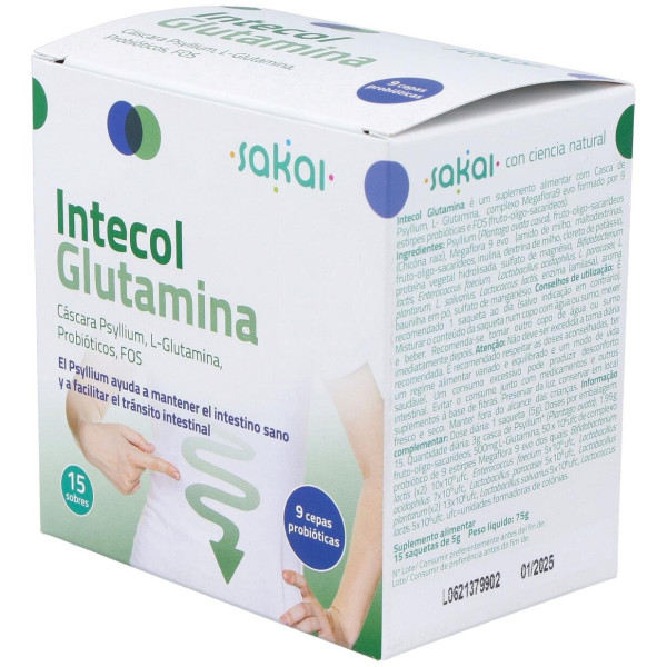 Sakai Intecol Glutamina 15 Sobres