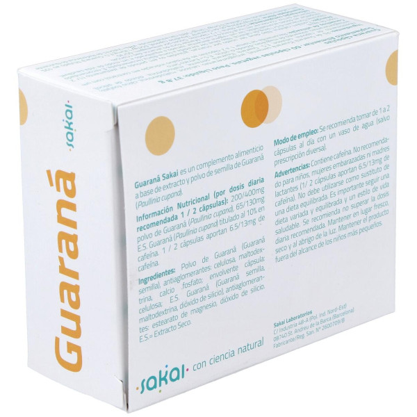 Sakai Guaraná 60 Cáps
