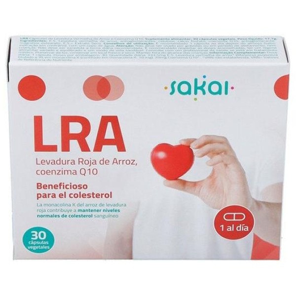 Lra Levadura Roja De Arroz + Q10 30Cap.
