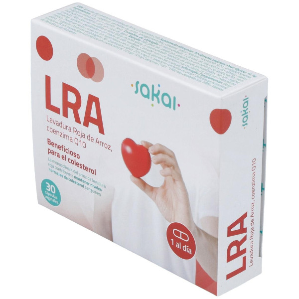 Lra Levadura Roja De Arroz + Q10 30Cap.