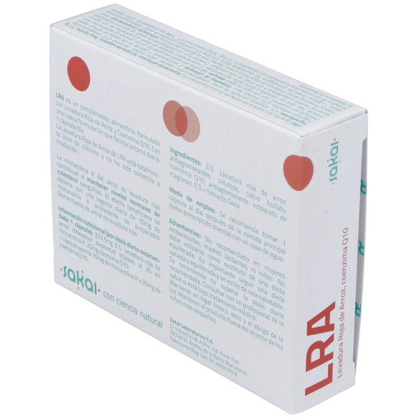 Lra Levadura Roja De Arroz + Q10 30Cap.