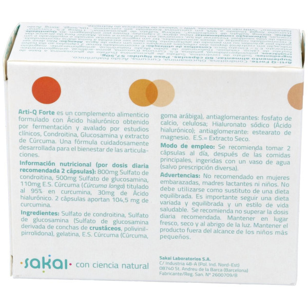 Sakai Arti-Q Forte 60 Cápsulas
