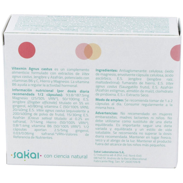 Sakai Vitexmin Agnus Castus 60Caps