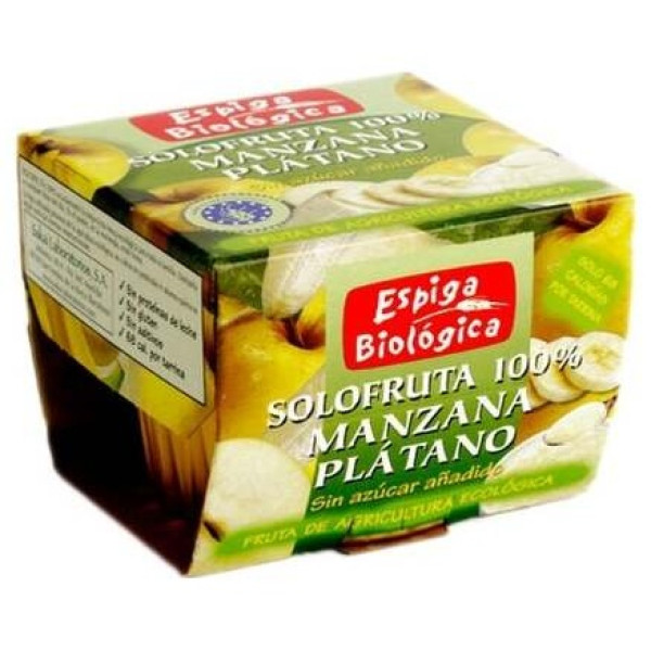 Espiga Biologica Solofruta 100% Manzana Plátano 2X100G