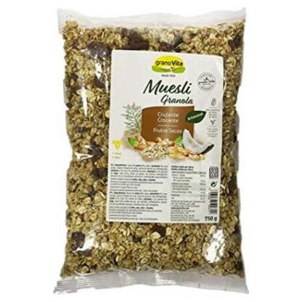 Granovita Muesli Crujiente Frutos Secos 750G