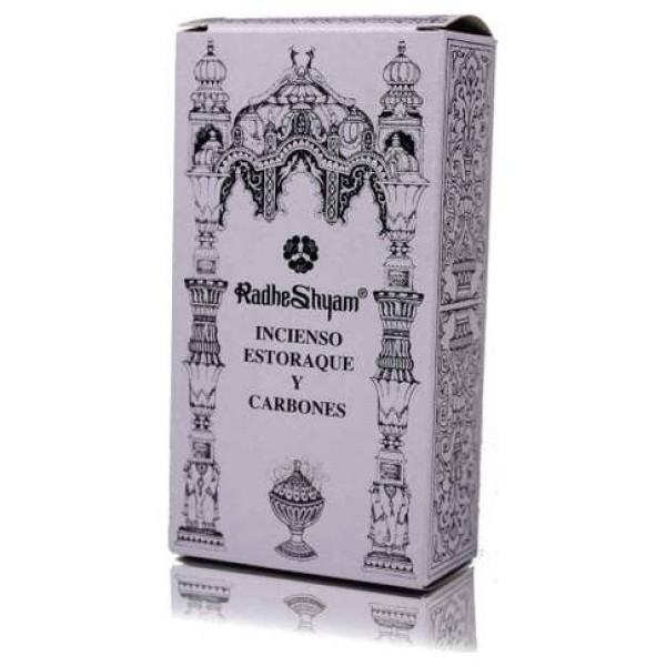 Radhe Shyam Incienso Estoraque Carbones 100G