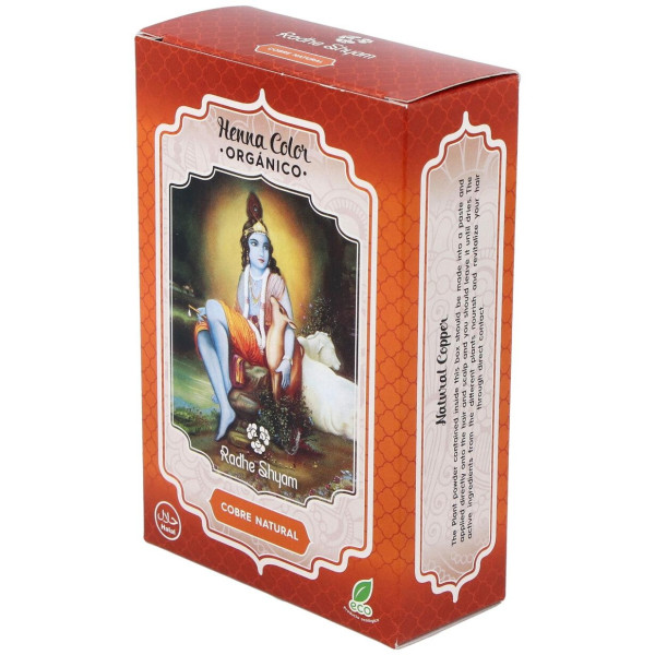 Radhe Shyam Henna Tinte Natur Cobre Polvo 100Gr