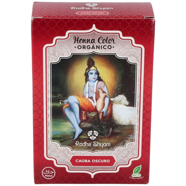 Radhe Shyam Henna Tinte Nat Caoba Osc Polvo 100Gr