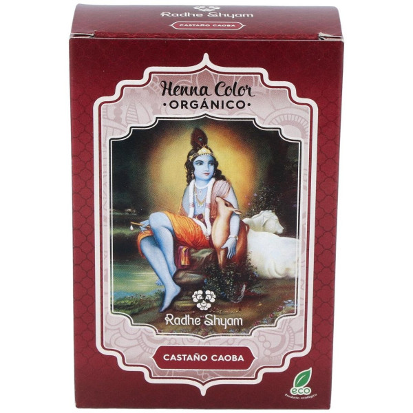 Radhe Shyam Henna Castaño Caoba Polvo
