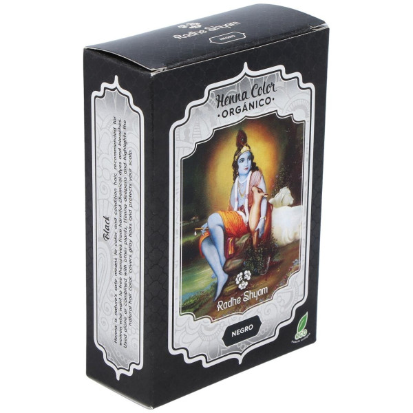 Radhe Shyam Henna Color Negro 100Ml