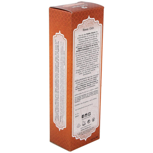 Radhe Shyam Henna Pasta Cobre Natural