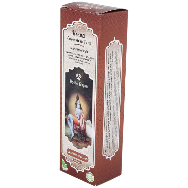 Radhe Shyam Henna Pasta Castaño Oscuro