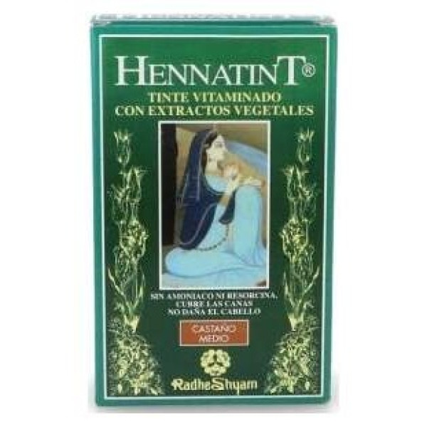 Radhe Shyam Hennatint Castaño Medio 60Ml