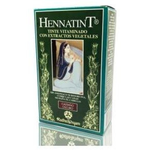 Radhe Shyam Hennatint Castaño Oscuro 60Ml