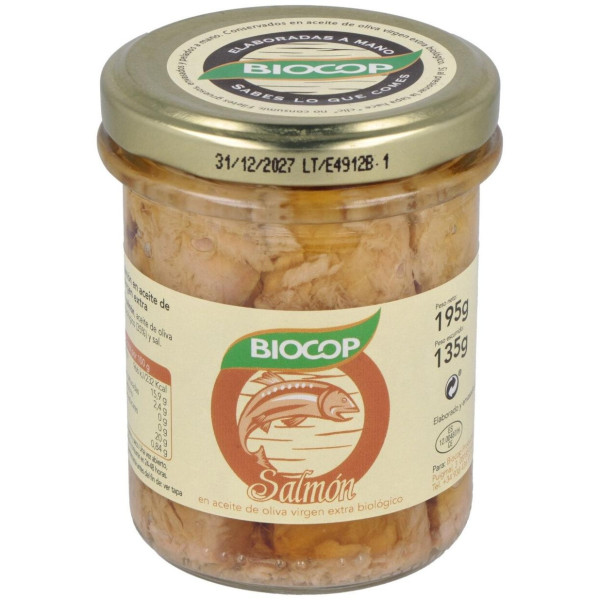 Biocop Salmon Filetes Bio 195G