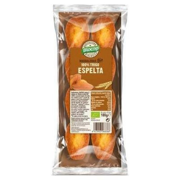 Biocop Magdalenas Trigo Espelta 100% Bio 180G