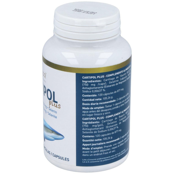 Cartipol Plus (Cartilago De Tiburon 750Mg)120Cap.