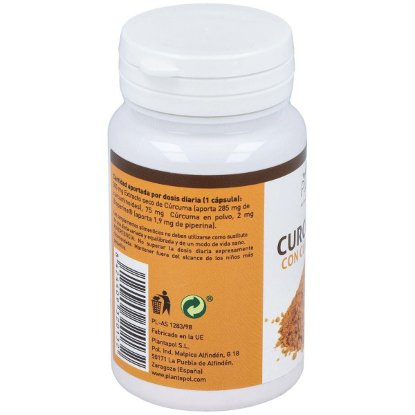 Plantapol Curcuperina Con Curcuminoides Y Piperina 60 Capsulas