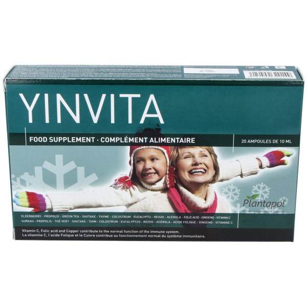 Yinvita (Ginseng+Shitake+Eleutero.) 20Amp.