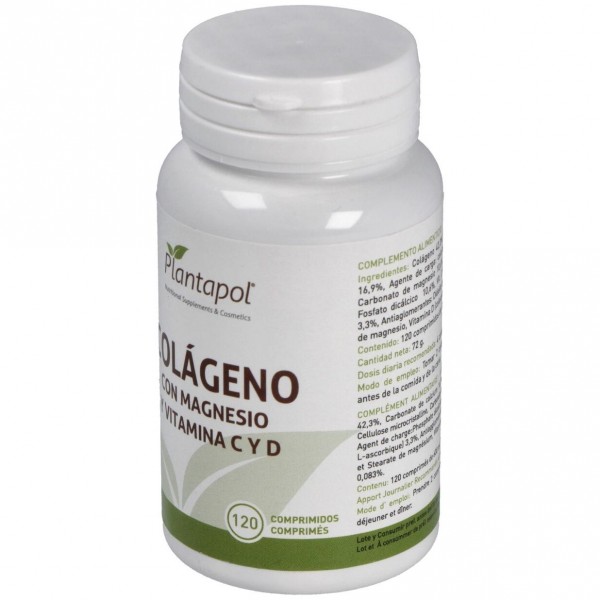 Planta Pol Colágeno Magnesio Vitamina C/D 120 Comprimidos
