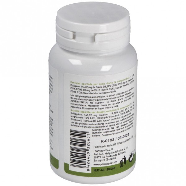 Planta Pol Colágeno Magnesio Vitamina C/D 120 Comprimidos