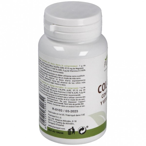 Planta Pol Colágeno Magnesio Vitamina C/D 120 Comprimidos