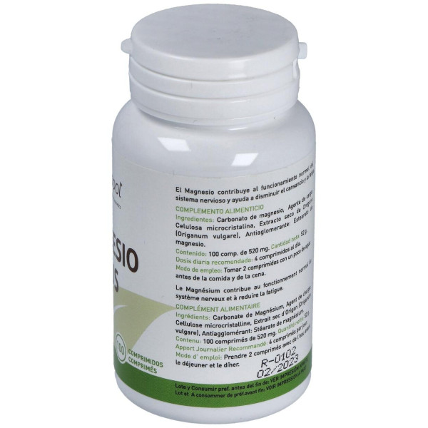 Plantapol Magnesio Plus 100 Comprimidos