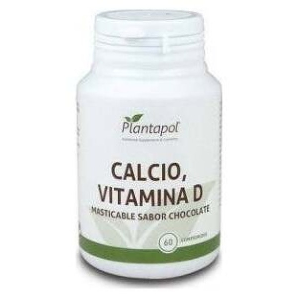 Plantapol Calcio Vitamina D Masticable Sabor Chocolate 60Caps