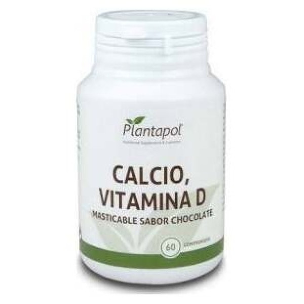 Plantapol Calcio Vitamina D Masticable Sabor Chocolate 60Caps