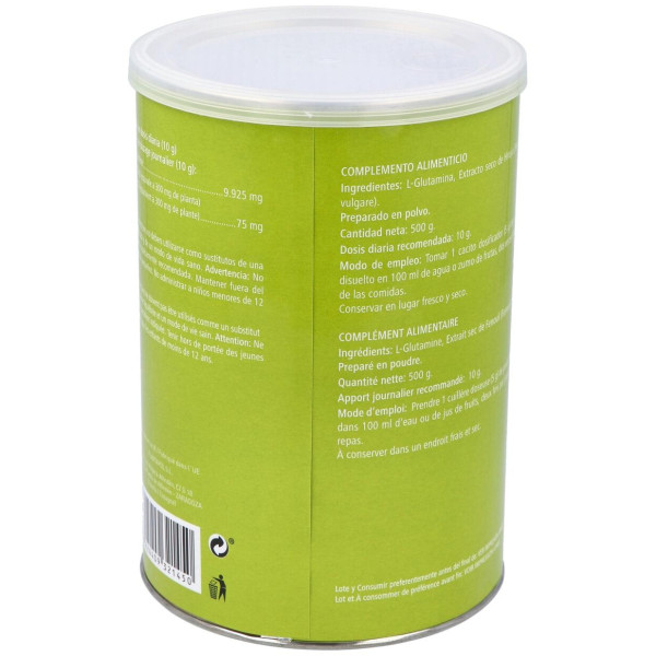 Plantapol Gluta Int Plus Polvo De Glutamina + Hinojo 500G