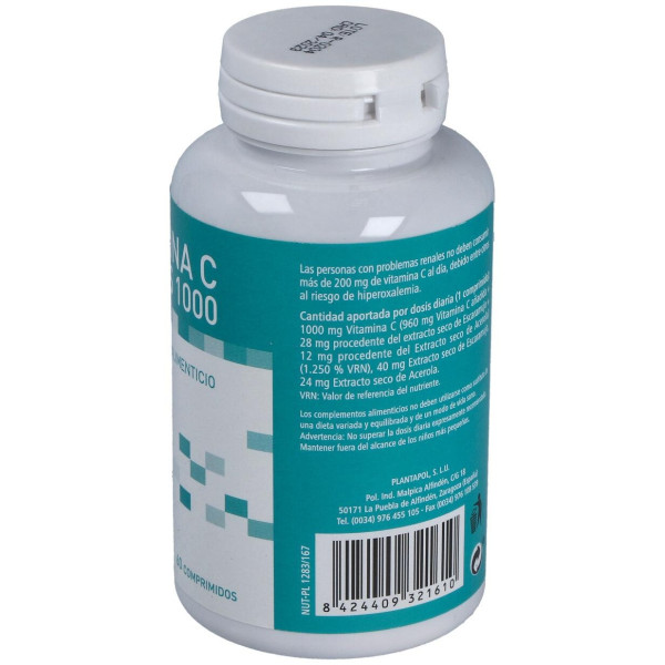 Plantapol Vitamina C Plus 1000 60Comp
