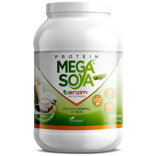 Protein Mega Soya Proteina De Soja Capuchino 1Kg.