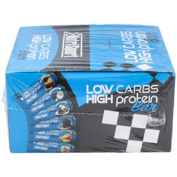 Nutrisport Barritas Low Carbs Brownie 16 Uds