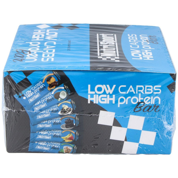 Nutrisport Barritas Low Carbs Brownie 16 Uds
