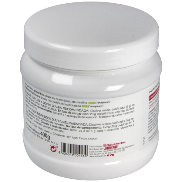 Nutrisport Creatina Monohidrato Creatina Polvo 400G