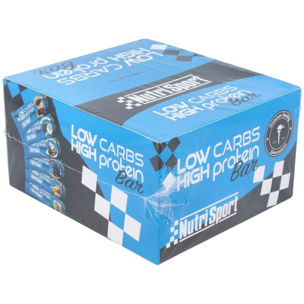 Nutrisport Barritas Low Carbs Chocolate-Galleta 16 Uds